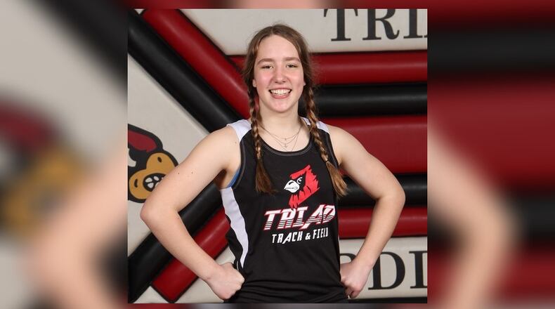 Ellie Johnson is the Student of the Week from Triad High School. CONTRIBUTED