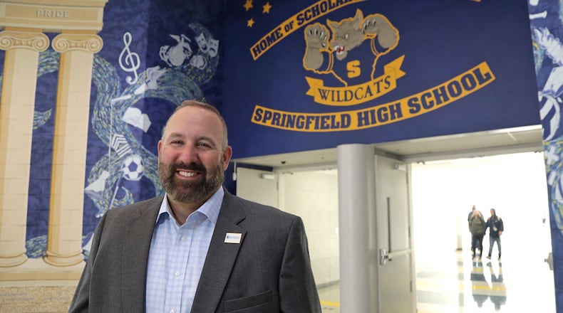 Bob Hill, superintendent of Springfield City Schools. BILL LACKEY/STAFF