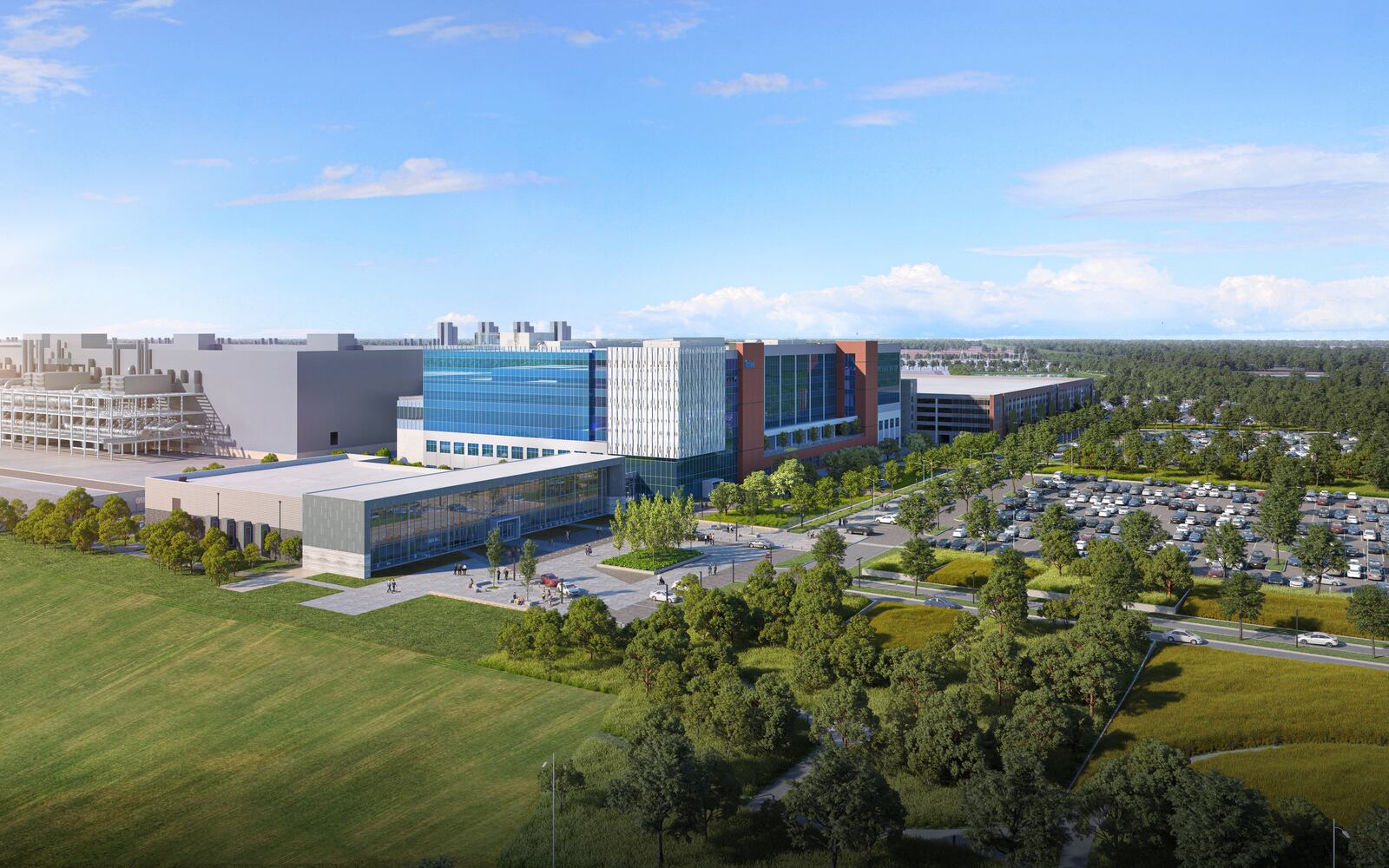 Intel Corp Ohio Site Renderings