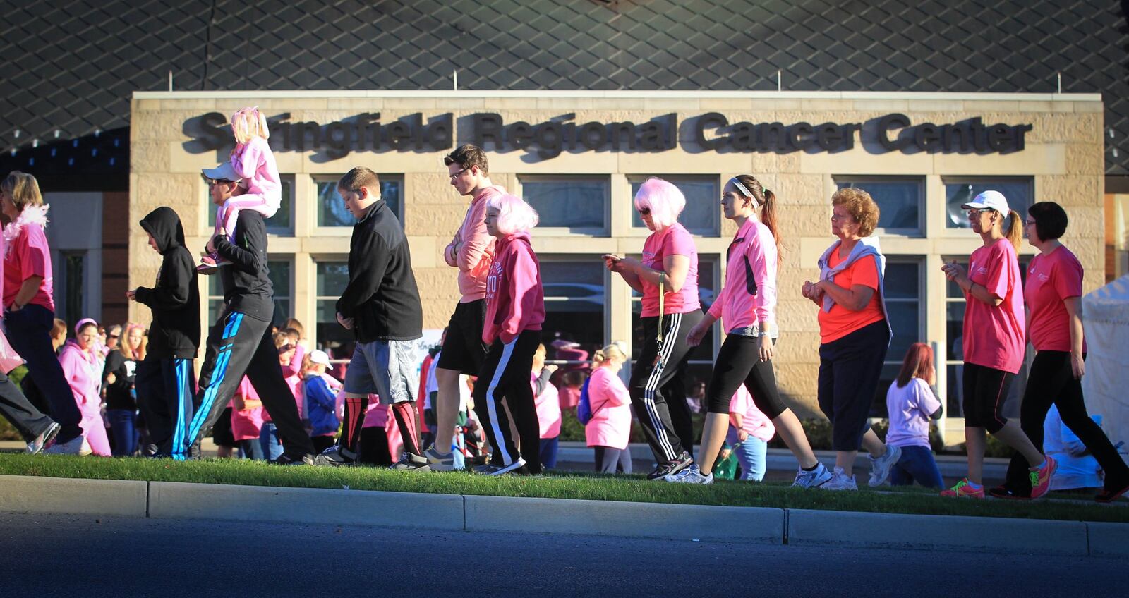 Scenes from past Making Strides Against Cancer’s Springfield Walk. The Saturday, Oct. 7 event starts with registration at 8 a.m. and the walk at 9 a.m. STAFF FILE PHOTOS