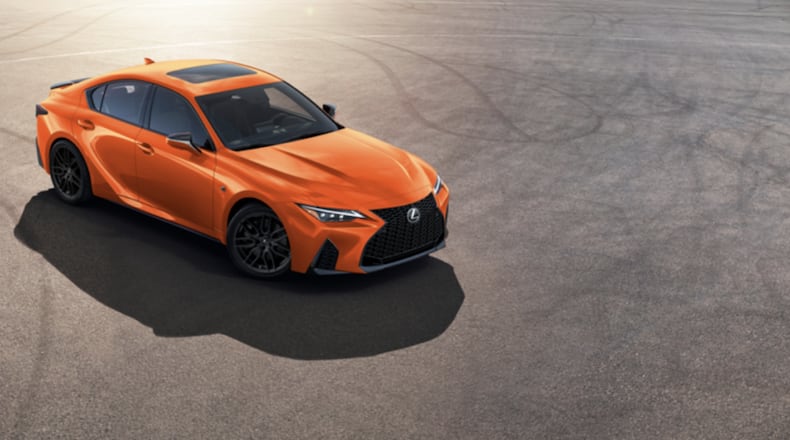 The 2024 Lexus IS 500 FSPORT in premium molten pearl. CONTRIBUTED