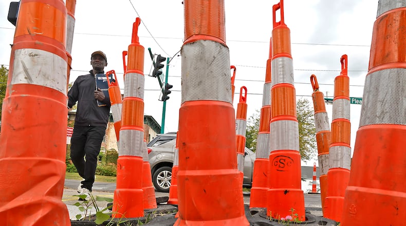 Spring means traffic cones and road construction season. BILL LACKEY/STAFF