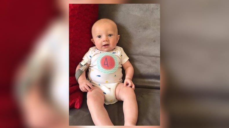 The 2018 Stevie s World of Wiffleball event is raising money for the family of four-month-old Eli Eaton, who was born with a rare heart defect in May. CONTRIBUTED PHOTO