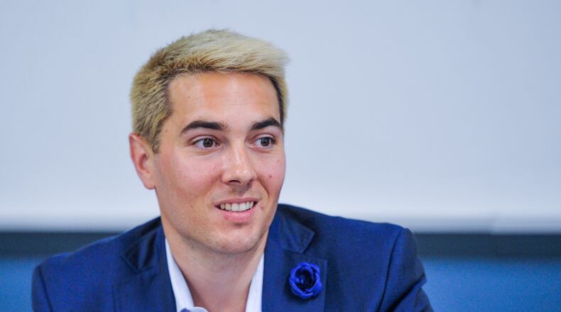 Lawyers for the National Center for Lesbian Rights and Trevor Project will back a federal lawsuit filed by attorney Josh Langdon, pictured here, on behalf of Warren County families over Judge Joe Kirby’s rejection of a transgender name change. NICK GRAHAM/STAFF