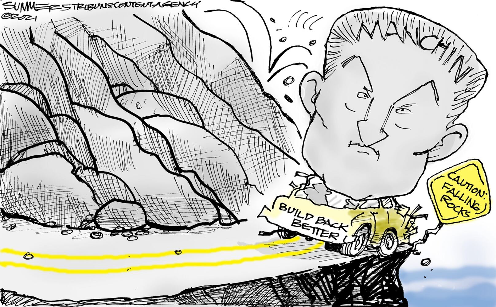 WEEK IN CARTOONS: Omicron Christmas, Joe Manchin and more