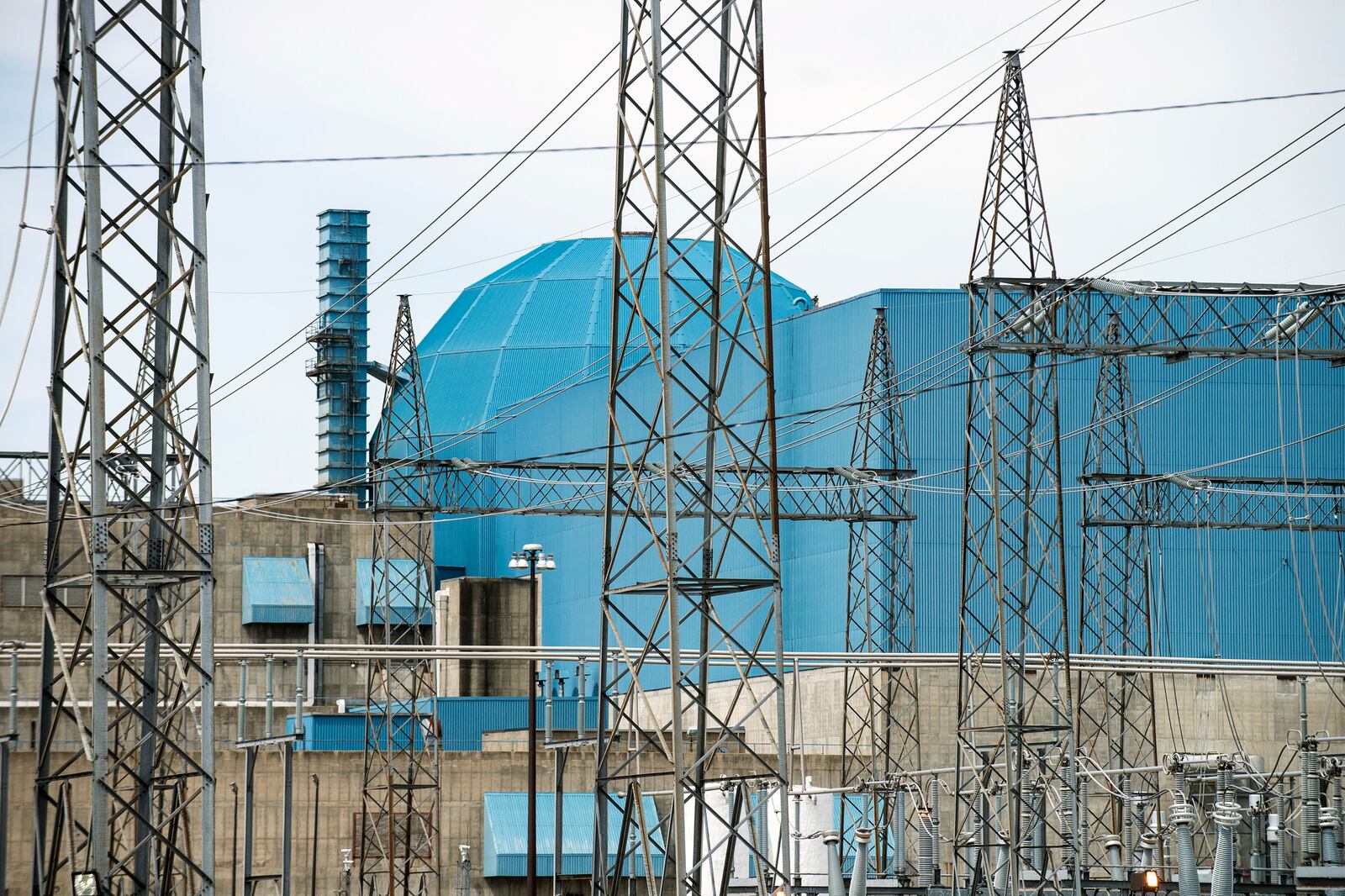 FILE - This June 2, 2016 file photo shows the Clinton Clean Energy Center in Clinton, Ill. (John Dixon/The News-Gazette via AP, File)
