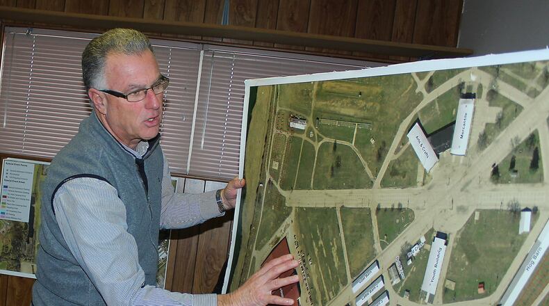 Clark County Fairgrounds Director Dean Blair envisions banners on telephone poles along the main boulevard with the new branding. JEFF GUERINI/STAFF