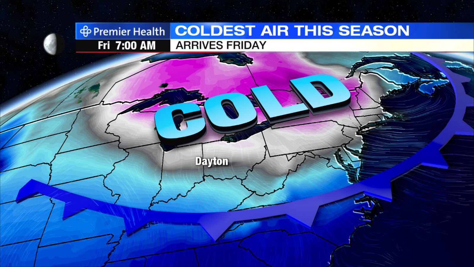 Coldest Air of the Season Arrives Friday