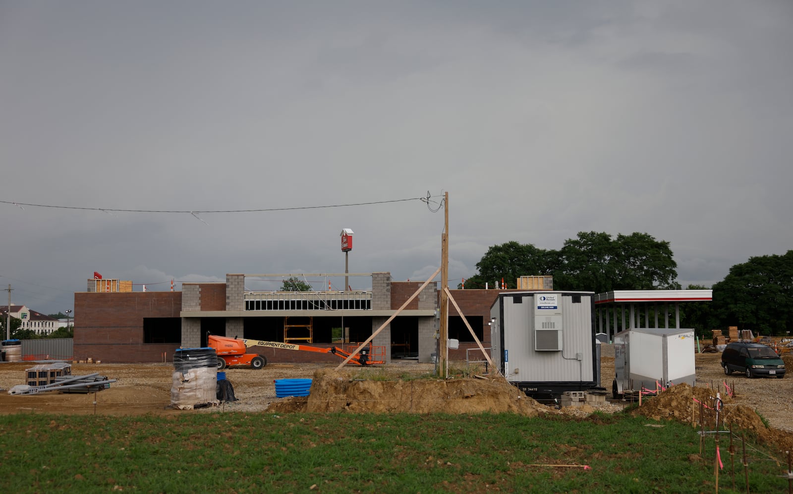 The site of a QuikTrip gas station under construction on South Limestone Street on Thursday, June 26, 2025, in Springfield. JOSEPH COOKE/STAFF