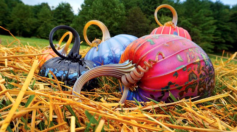 Jack Pine Studios, a Laurelville, Ohio glass studio and gallery, will host the second annual Glass Pumpkin Festival Sept. 24 – 26 . CONTRIBUTED PHOTO