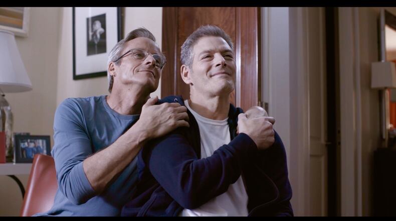 Jason and Brian (Mitchell Anderson and Kevin Spirtas) in "After Forever,"  a webseries being screened at the Neon on Nov. 11, 2018.
