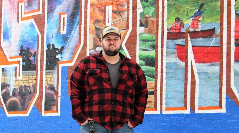 Stone Nickerson is looking to open a fishing store in downtown Springfield that would bring attention to the natural resources in the area. Hasan Karim/Staff