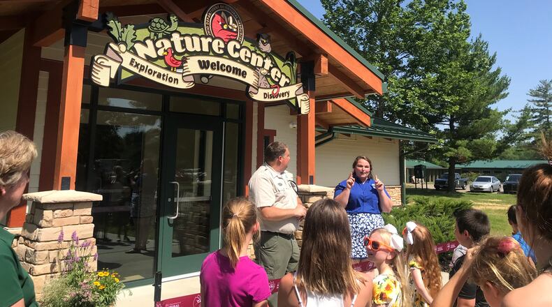 Kathryn Conner, the park manager at Hueston Woods, talks about the new features of the nature center.