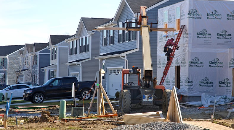 The Bridgewater housing development in Springfield Township Thursday, Nov. 16, 2023. BILL LACKEY/STAFF