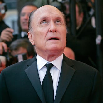 FILE - Actor Robert Duvall arrives for the screening of the film "We Own the Night," at the 60th International film festival in Cannes, southern France, on May 25, 2007. (AP Photo/Lionel Cironneau, file)