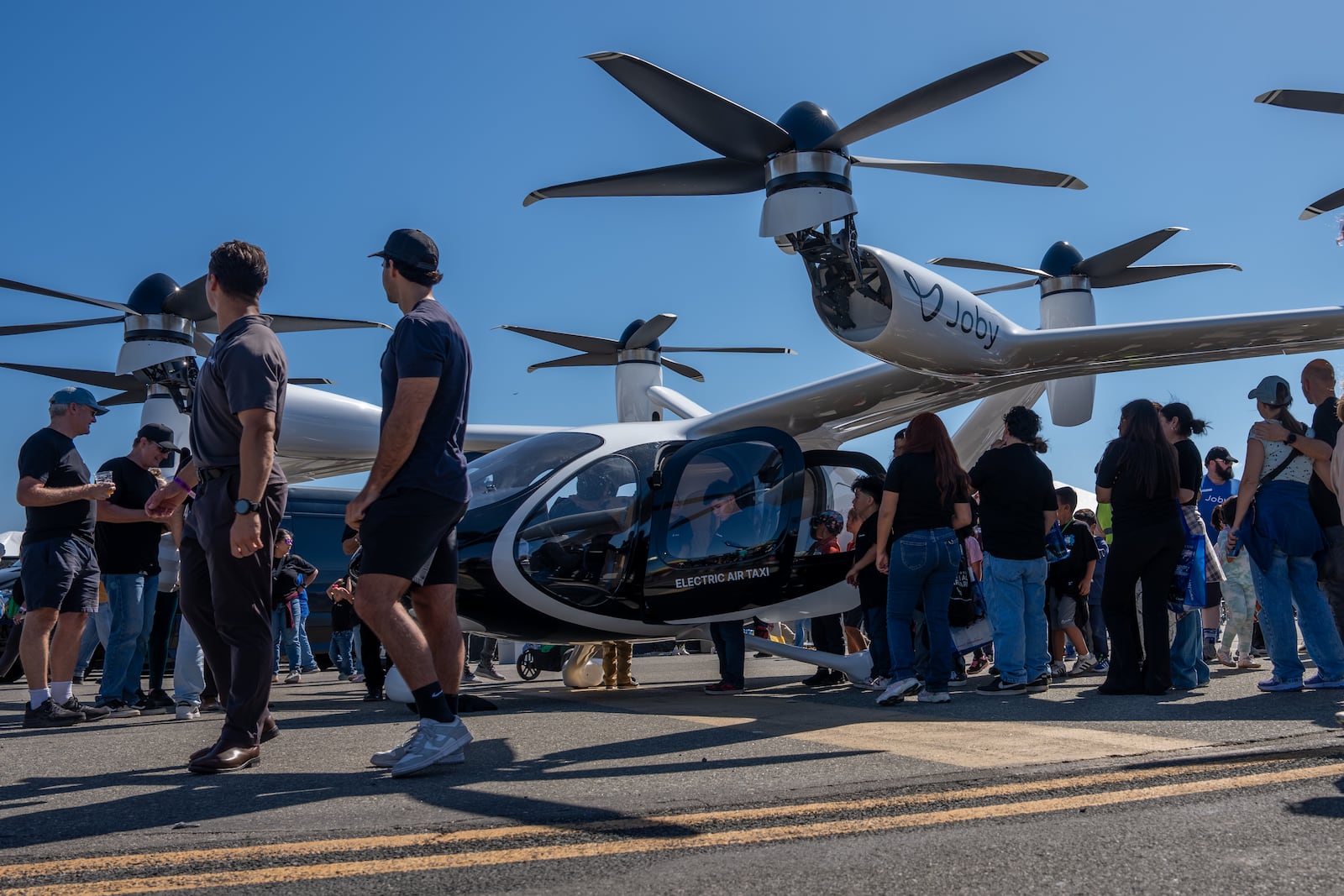 A Joby Aviation aircraft in Salinas, Calif. Contributed.