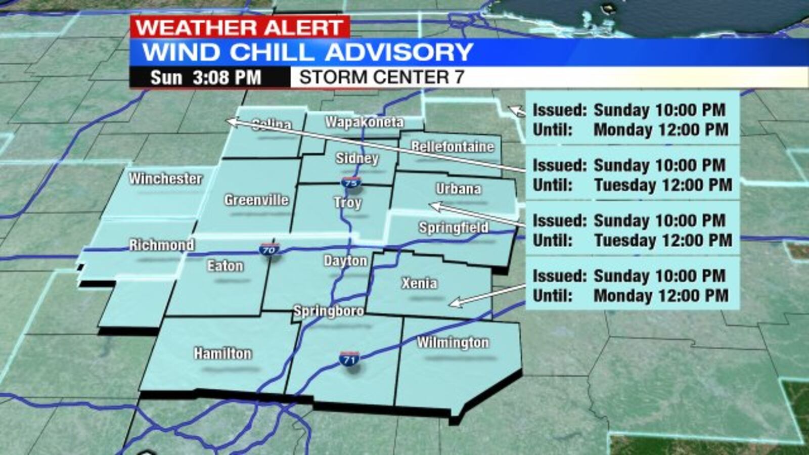 Graphic by Storm Center 7 Meteorologist Brett Collar