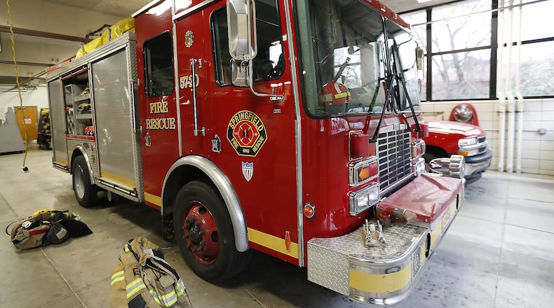 A City of Springfield’s rescue truck. Bill Lackey/Staff