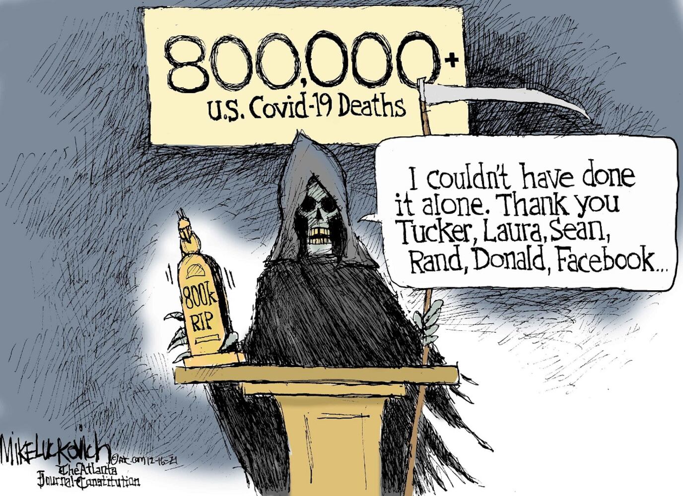 WEEK IN CARTOONS: COVID Christmas, deadly tornadoes, Joe Manchin and more