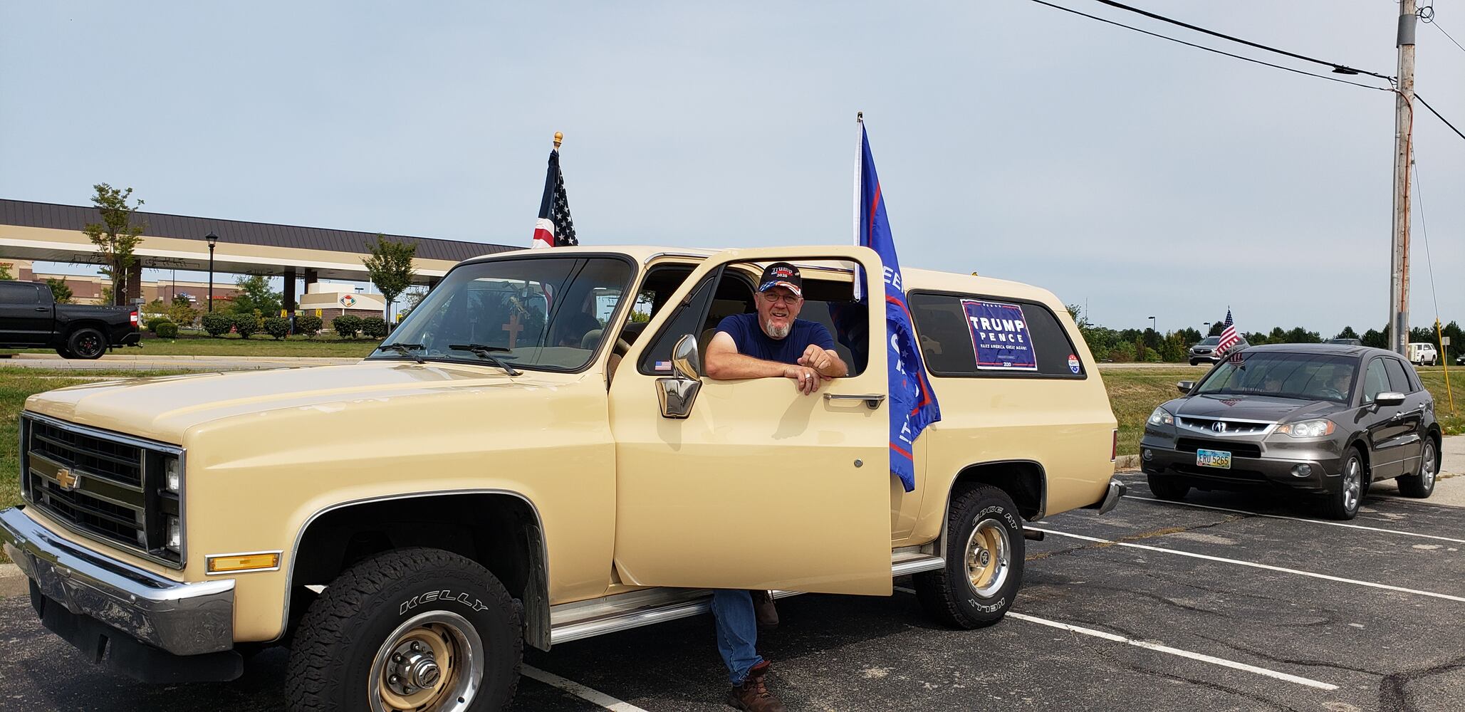 Trump supporters rally in Greene County