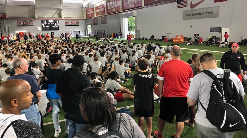 Ohio State hosted another one-day recruiting camp June 15 in Columbus.