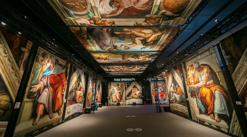 "Michelangelo’s Sistine Chapel: The Exhibition" opens a limited run at Mall at Fairfield Commons in Beavercreek beginning Jan. 14.