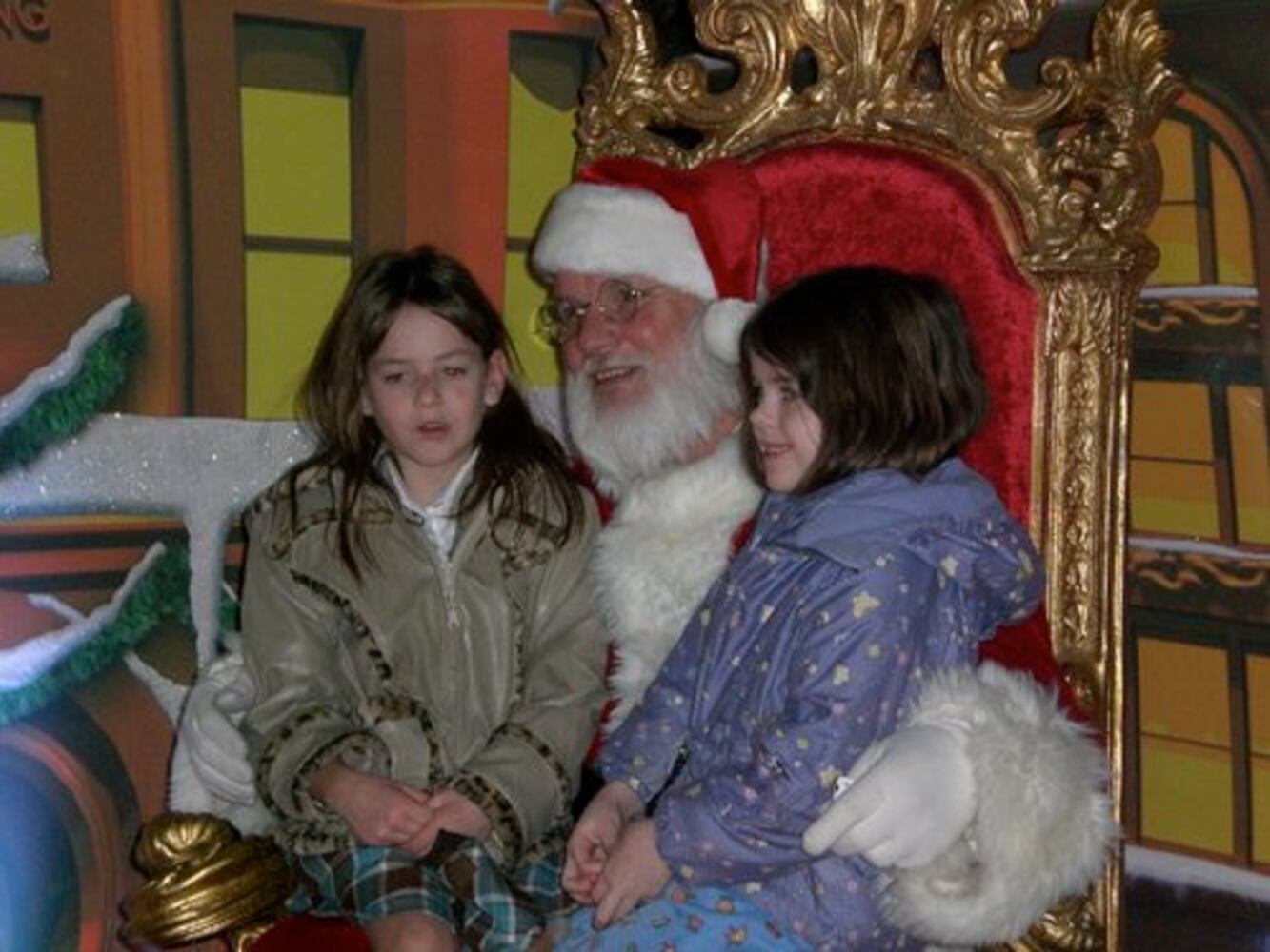 Santa visits Springfield
