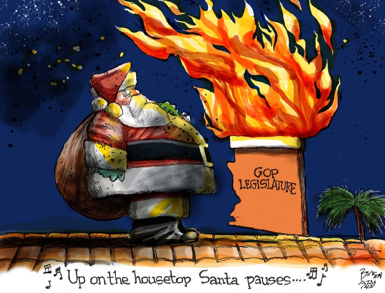 WEEK IN CARTOONS: Omicron Christmas, Joe Manchin and more