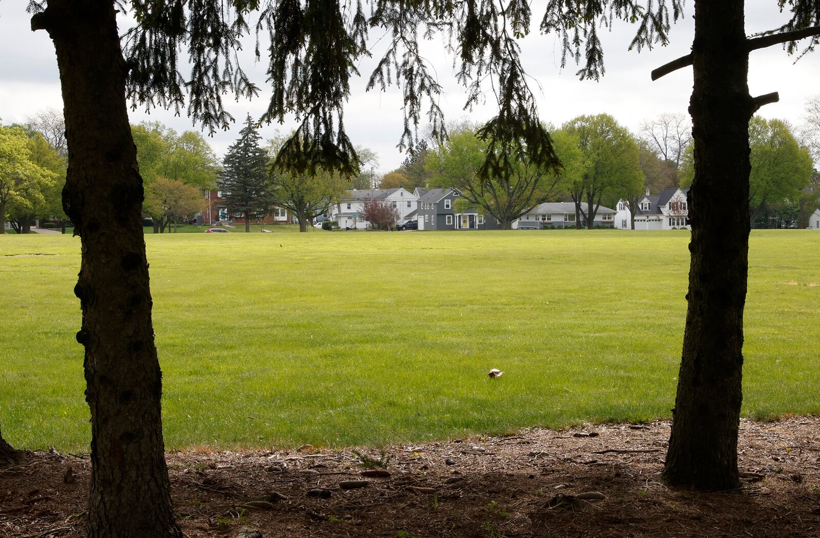 The site of the former Mercy Hospital where a future housing development will by located Wednesday, April 24, 2024. BILL LACKEY/STAFF