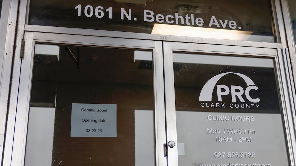 The entrance of the Pregnancy Resource Clinic of Clark County's second location at 1061 North Bechtle Avenue on March 3, 2026, in Springfield. This location opens on March 23 to expand access for access for the community. JOSEPH COOKE/STAFF