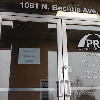 The entrance of the Pregnancy Resource Clinic of Clark County's second location at 1061 North Bechtle Avenue on March 3, 2026, in Springfield. This location opens on March 23 to expand access for access for the community. JOSEPH COOKE/STAFF