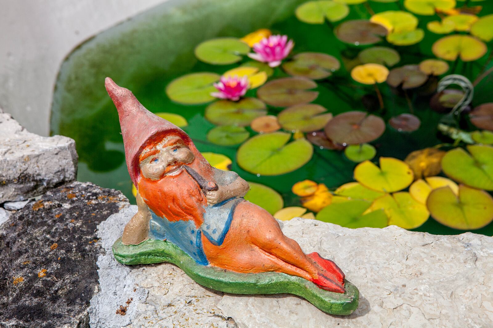 Ben Hartman, creator of the Hartman Rock Garden in Springfield, made concrete figurines of pop culture and historic subjects in the 1930s and 1940s. Molds he made have been used to create new versions that will be unveiled on Saturday, July 29, 2023, in Tchotchke Palooza at the garden. ROD HATFIELD/CONTRIBUTED