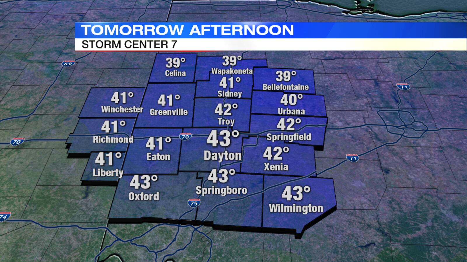 Storm Center 7 Weather Graphic