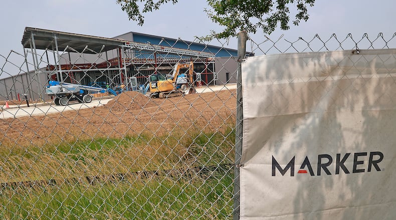One of the project Marker Construction has been working on is the National Advanced Air Mobility Center of Excellence at the Springfield-Beckley Municipal Airport. BILL LACKEY/STAFF
