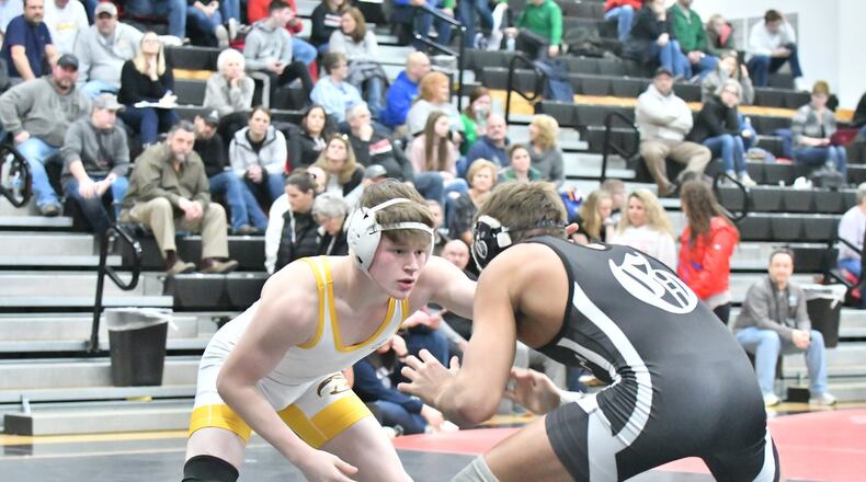 Kenton Ridge senior Bryce Stamps finished runner-up in the Division II sectional at Clinton Massie High School. Greg Billing/CONTRIBUTED