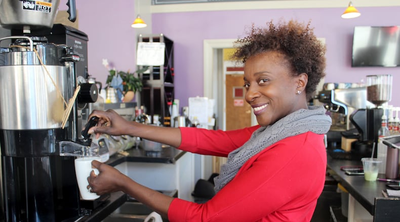 The Downtown Browns are made up of Lisa Scott of Beaute Box Lashes Dayton; Jasmine Brown of De’Lish Cafe, Kate Rivers of Twist Cupcakery and Juanita Darden-Jones of Third Perk Coffeehouse & Wine Bar.