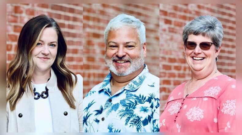 Springfield City Schools has welcomed three new principals to its district for the 2023-24 year: Caitlin Smith at Clark Early Learning Center (left), Mike Wallace at Kenwood Elementary School (middle) and Jill Weimer at Horace Mann Elementary School (right).