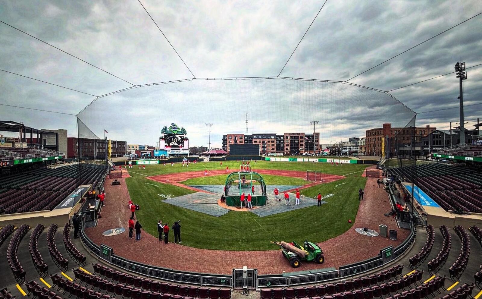The scene at Day Air Ballpark in Dayton on Tuesday, March 25, 2025, before the Reds played a team of minor league prospects. David Jablonski/Staff