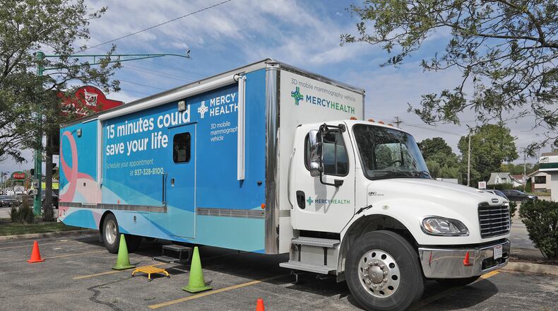 There will be a few events going on in Clark and Champaign counties over this weekend, including the Mercy Health Mobile Mammography Unit will be at a Springfield bank. BILL LACKEY/STAFF