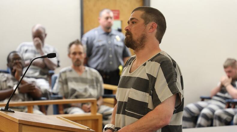 John Rawlings is arraigned in Clark County Municipal Court Monday. BILL LACKEY/STAFF