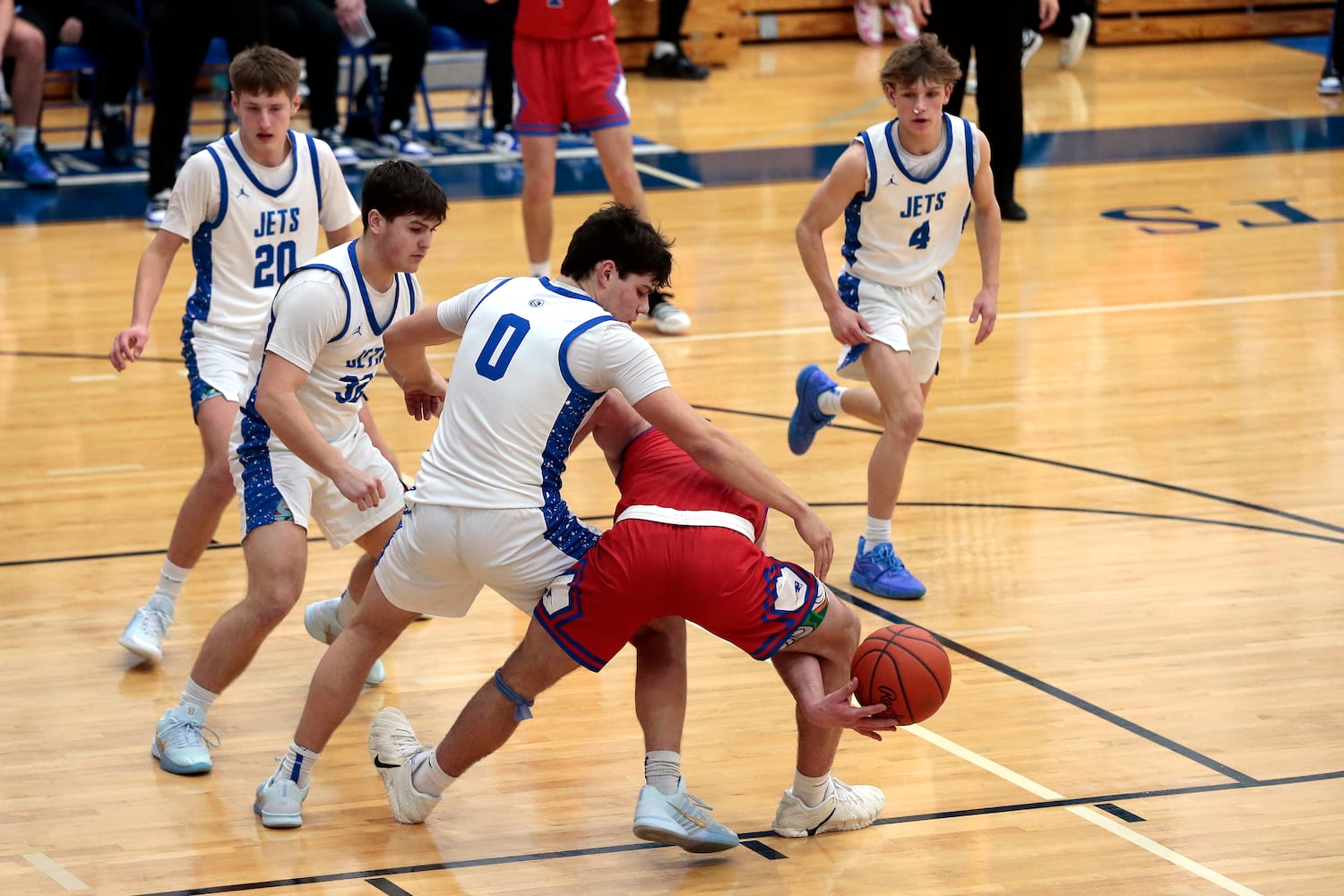 Tri Village Franklin Monroe basketball