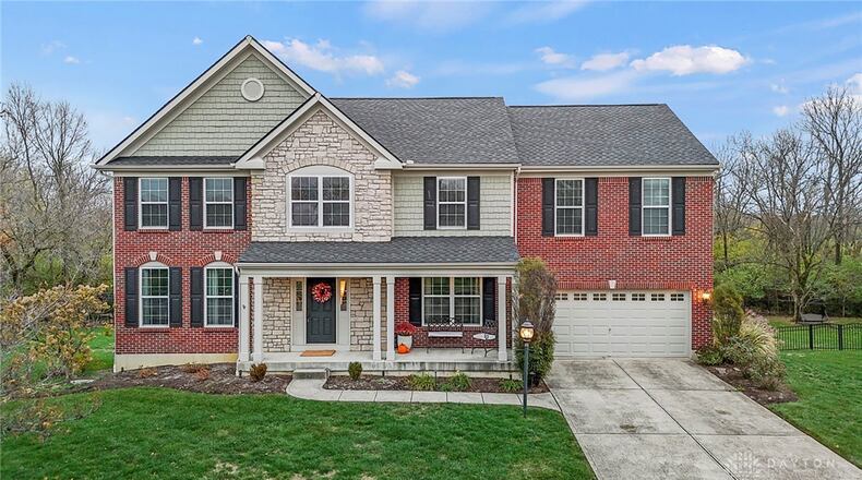 The traditional brick and siding two story, built in 2008 has five bedrooms and 3.5 bathrooms.