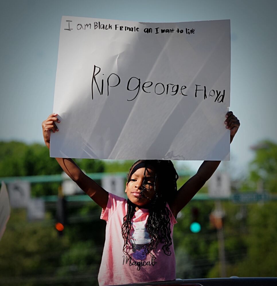 Protesters gather in Springfield today