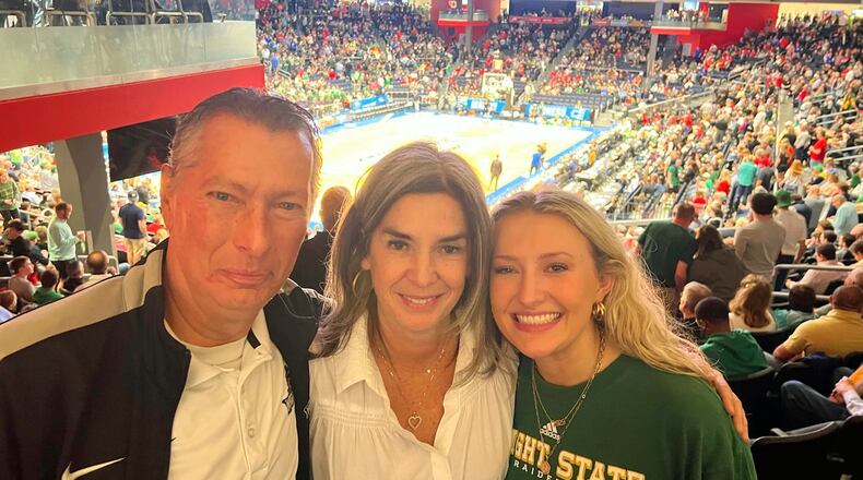 Mike Grote, his girlfriend Chrissy Rippe and his daughter Bridgette. CONTRIBUTED