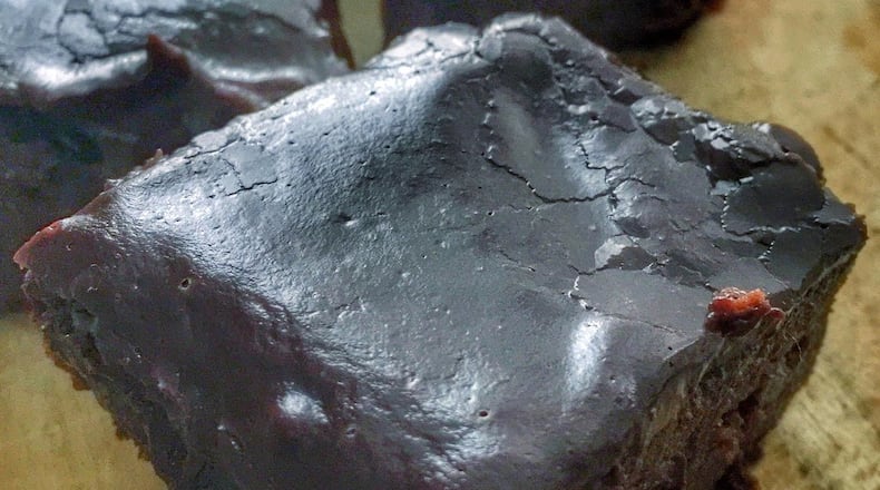 Celebrate St. Patrick’s Day with these Chocolate-Stout Brownies with Irish Guinness. CONNIE POST/STAFF