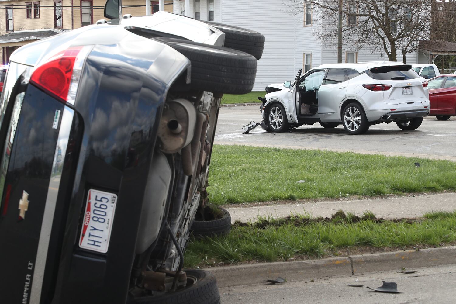PHOTOS: Crash at Columbia and Plums Streets