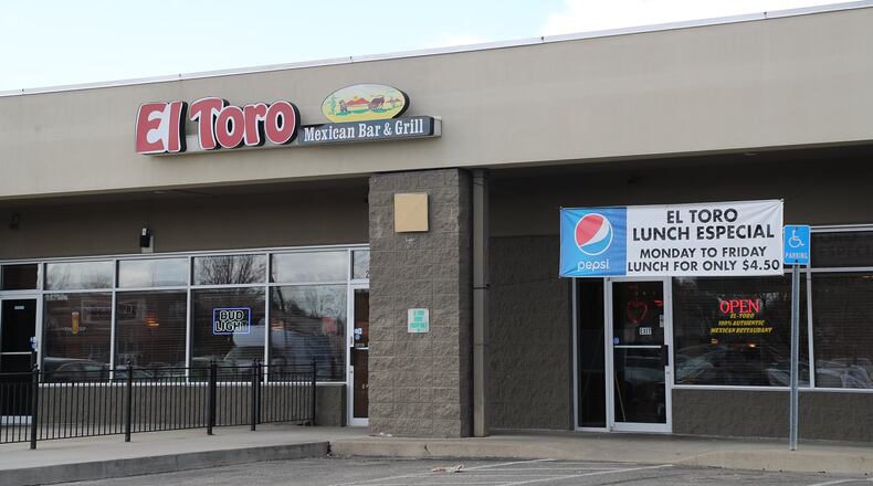 El Toro Mexican Bar & Grill will be moving their Bechtle Avenue location to a location at 1785 Bechtle Ave. next to Sakura Japanese Steakhouse. BILL LACKEY/STAFF