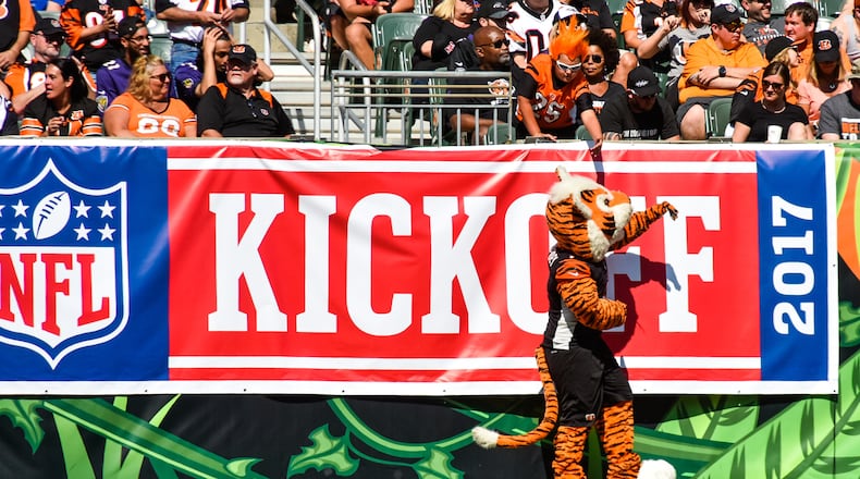 The Cincinnati Bengals lost 20-0 to the Baltimore Ravens Sunday, Sept. 10 at Paul Brown Stadium in Cincinnati. NICK GRAHAM/STAFF