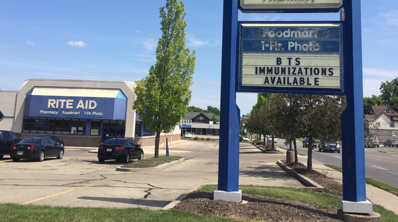 The Rite Aid pharmacy at 1805 S. Limestone St.
