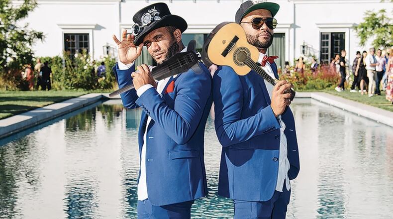 B2wins, pronounced B-Twins, will bring a unique twist on Top 40 music from Elvis to Ed Sheeran when they perform at the Gloria Theatre on Saturday as part of its Stars on Stage series.